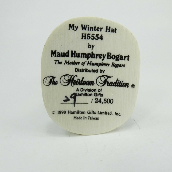 MY WINTER HAT H5554 by Maud Humphrey Bogart Figurine COA & Original Box UCHWL - Picture 9 of 12
